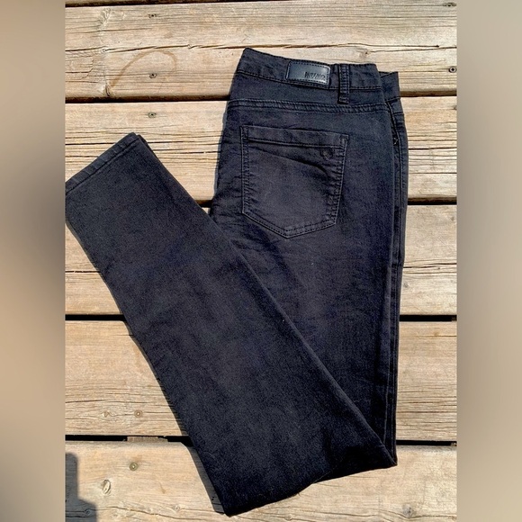 💜 Buffalo David Bitton Flora Mid-Rise Skinny Jeans – Black, Size 30 - Picture 3 of 10